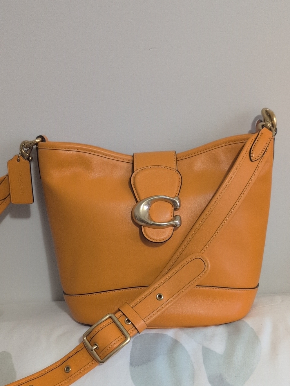 Coach Tali Bag In Papaya - Picture 1 of 15